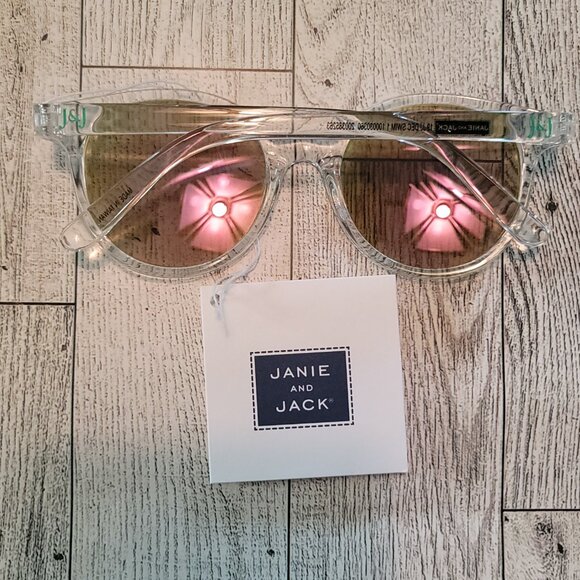 Janie and Jack Clear Kids Sunglasses - Picture 2 of 2